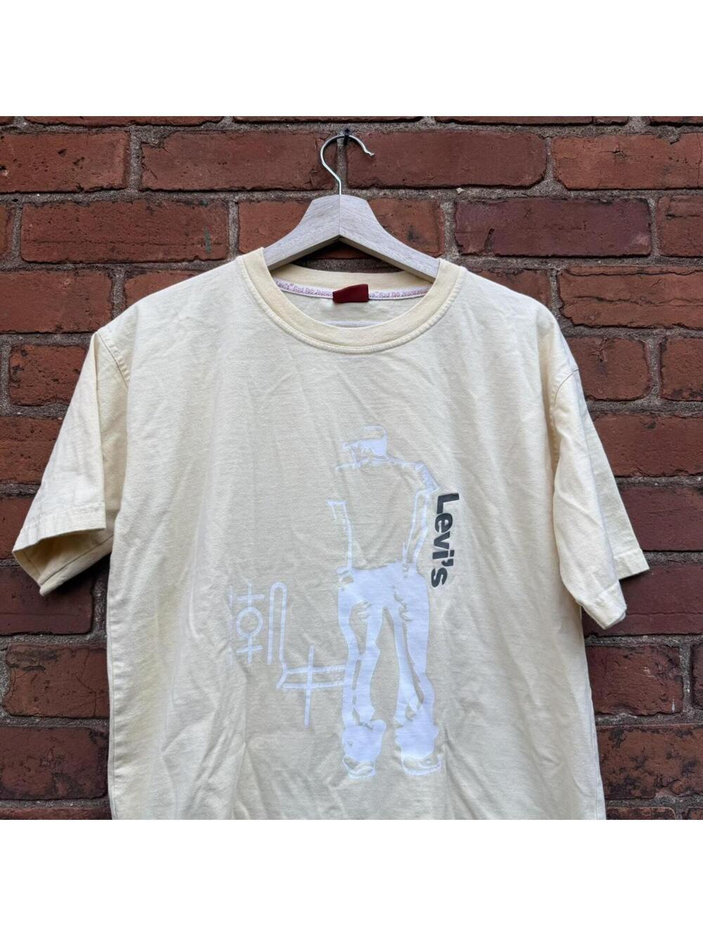 vintage Levi’s Strauss cowboy t shirt 00s M/L